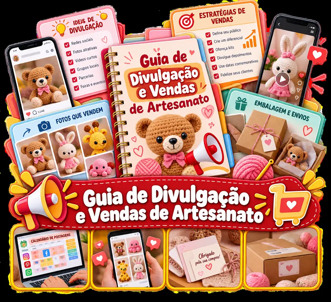 Bônus 3 — Guia de Divulgação e Vendas de Artesanato